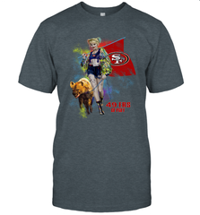 Harley Quinn San Francisco 49ers Of Prey Men's T-Shirt - kambletee