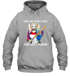 Harley Quinn Fight Like A Warrior Cervical Cancer Awareness Hoodie - kambletee