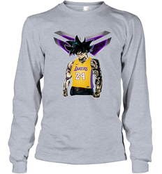 Songoku Ultra Instinct Kobe Bryant Lakers 24 Long Sleeve T-Shirt - kambletee