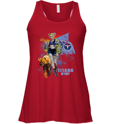 Harley Quinn Tennessee Titans Of Prey Racerback Tank - kambletee