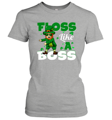 St Patrick's day Leprechaun floss like a boss Women's T-Shirt - kambletee