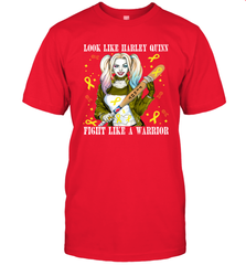 Harley Quinn Fight Like A Warrior Bone Cancer Awareness Men's T-Shirt - kambletee