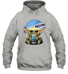 Yoda hug Blue Moon Hoodie - kambletee