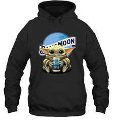 Yoda hug Blue Moon Hoodie - kambletee