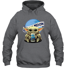 Yoda hug Blue Moon Hoodie - kambletee