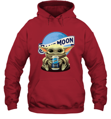 Yoda hug Blue Moon Hoodie - kambletee