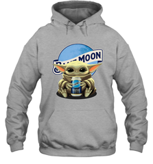 Yoda hug Blue Moon Hoodie - kambletee