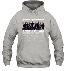 Fast and Furious 19 years Fast Saga signature Hoodie - kambletee