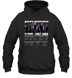 Fast and Furious 19 years Fast Saga signature Hoodie - kambletee