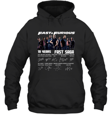 Fast and Furious 19 years Fast Saga signature Hoodie - kambletee