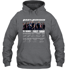 Fast and Furious 19 years Fast Saga signature Hoodie - kambletee