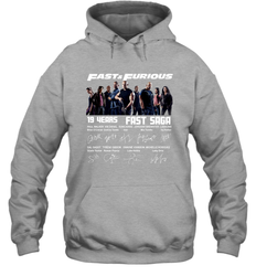 Fast and Furious 19 years Fast Saga signature Hoodie - kambletee